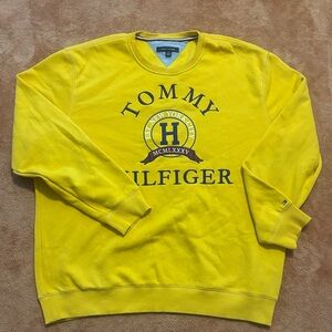 Tommy Hilfiger Bright Yellow Crewneck Sweater